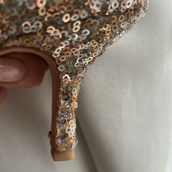 White House Black Market WHBM sequin heels - Picture 11 of 12